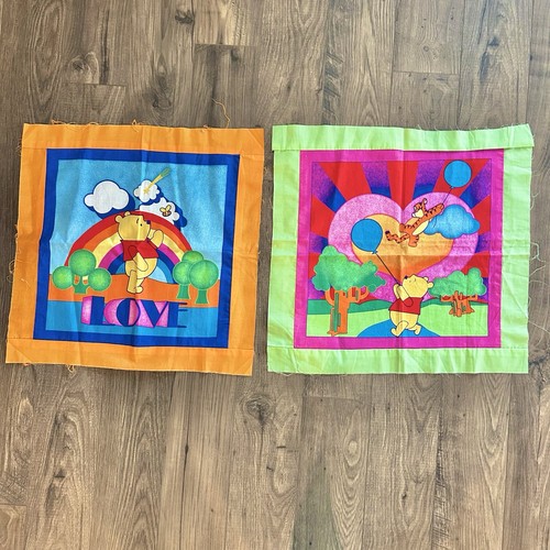 Disney rainbow pooh fabric - disney,